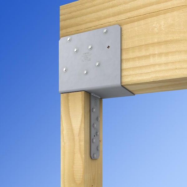 ECCQ End Column Cap for 6x Beam, 4x Post, with Strong-Drive SDS Screws