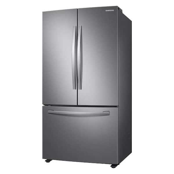 Samsung 28 2 Cu Ft French Door Refrigerator In Stainless Steel With Autofill Water Pitcher Rf28t5021sr The Home Depot