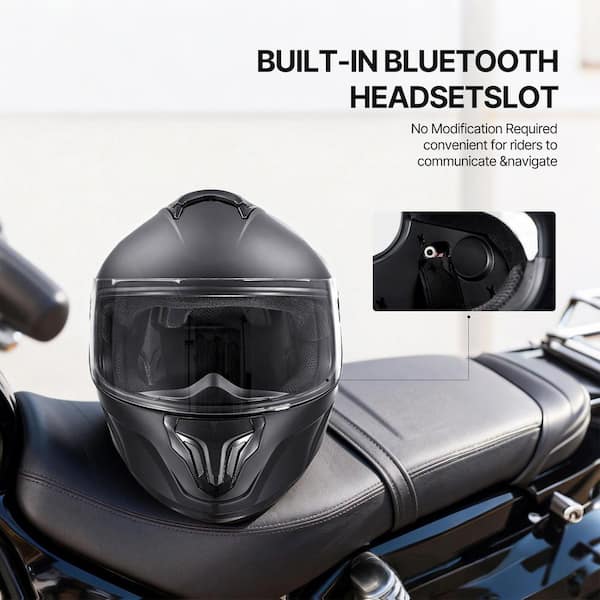 bluetooth motorcycle helmet headset full face K7 DOT FMVSS ALR Y10 Motorcycle Bluetooth Headset