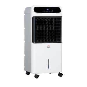 32 in. 3 in.-1 Ice Cooling Portable Air Conditioner Humidifier Unit Cools 377 sq. ft. with Remote, Timer, LED Display