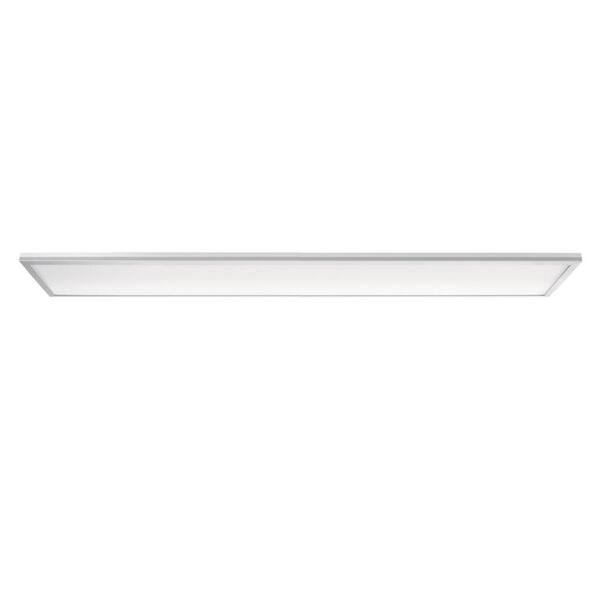 Leviton Skytile 40-Watt Brushed Aluminum 1 x 4 Integrated LED Flat Panel Light, Cool White Temperature