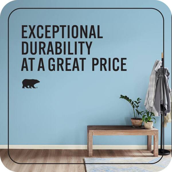 BEHR PREMIUM PLUS 8 oz. #S490-3 Reef Blue Satin Enamel