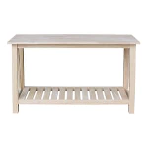 Surrey Unfinished Solid Wood Console Table