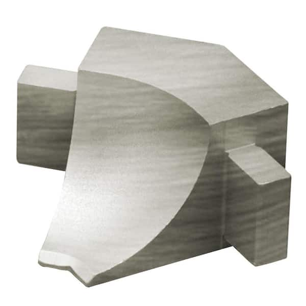 Schluter Dilex-AHKA Brushed Nickel Anodized Aluminum 9/16 in. x 1 in. Metal 135 Degree Inside Corner