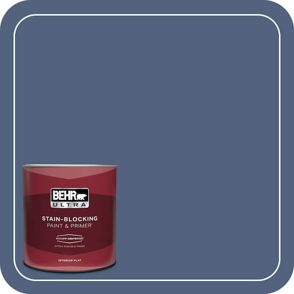BEHR ULTRA 1 qt. #590F-6 Mesmerize Extra Durable Flat Interior Paint & Primer