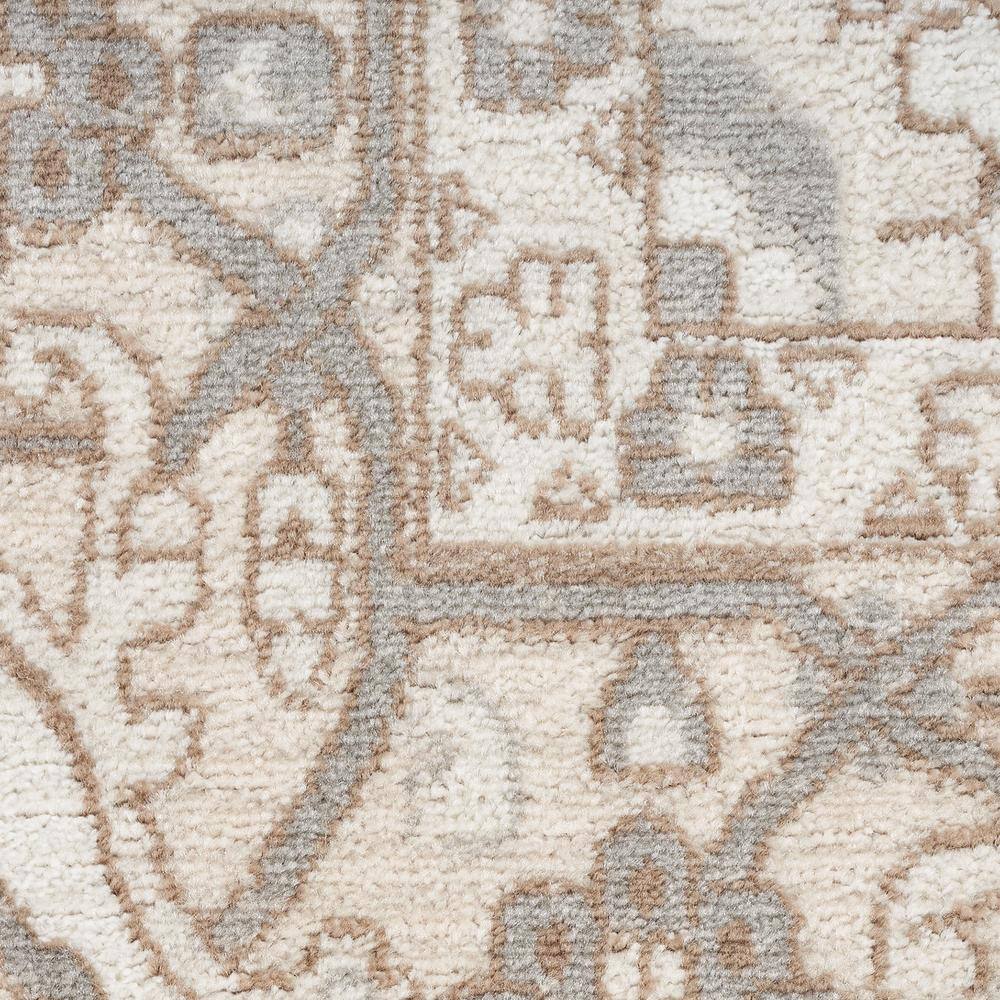 Beige Rectangular Floral Synthetic 8' x 10' Area Rug