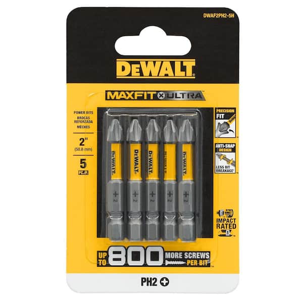 DEWALT MAXFIT ULTRA 2 in. Phillips 2 Steel Screwdriving Bit