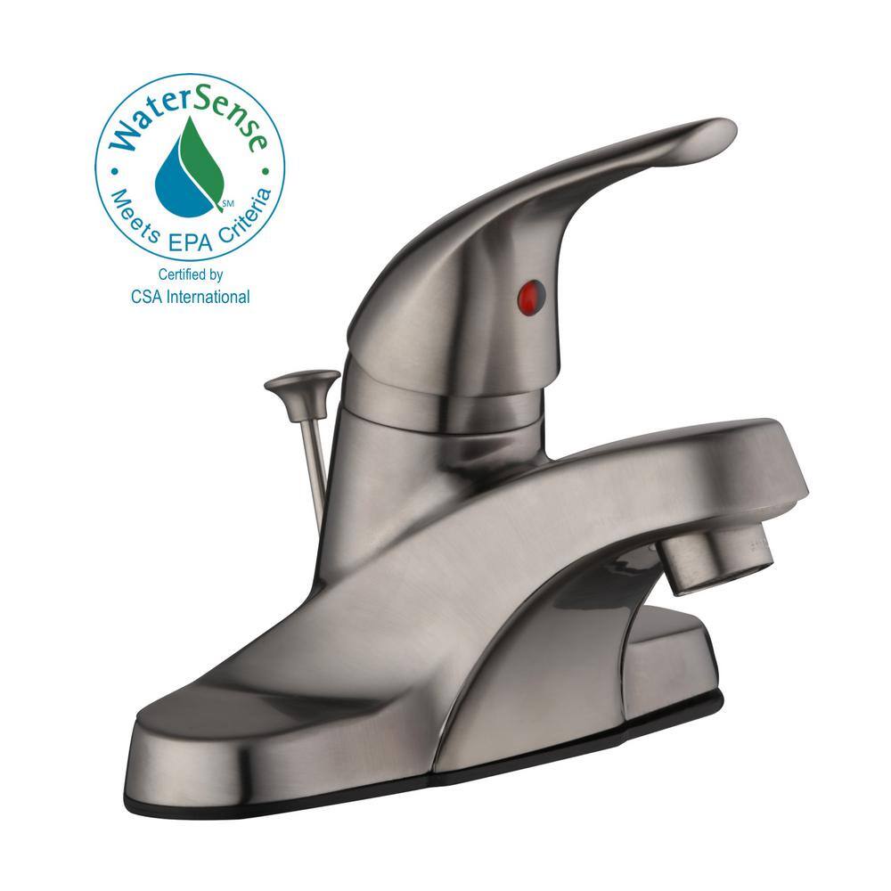 Middleton Satin Nickel Single Handle Bathroom Faucet