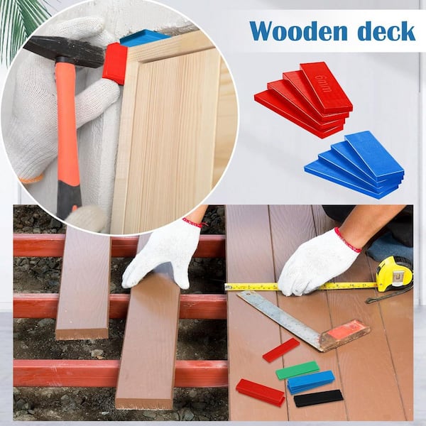 Afoxsos 600 Pieces Plastic Flat Shims Structural Tile for