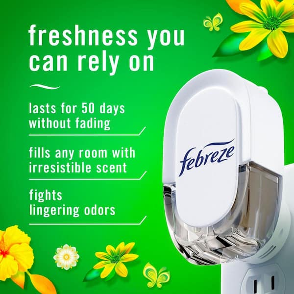 2.63 oz Variety Pack Linen, Gain Original, and April Fresh Scented Oil Plug-In Automatic Air Freshener Refill (3-Count)