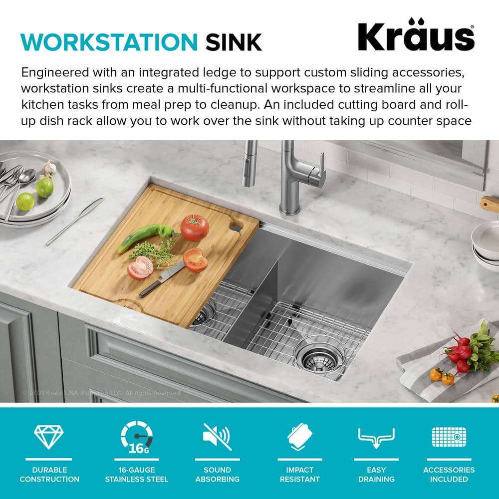 30-inch Stainless Steel Double Bowl Drop-in Kitchen Sink with Accessories