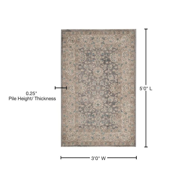 Safavieh HK230B-4 3 ft. - 9 in. x 5 ft. - 9 in. Small Rectangle