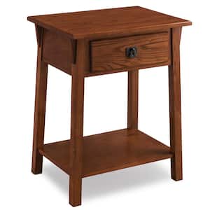 Favorite Finds Wood Mission Night Stand Tables with Drawer