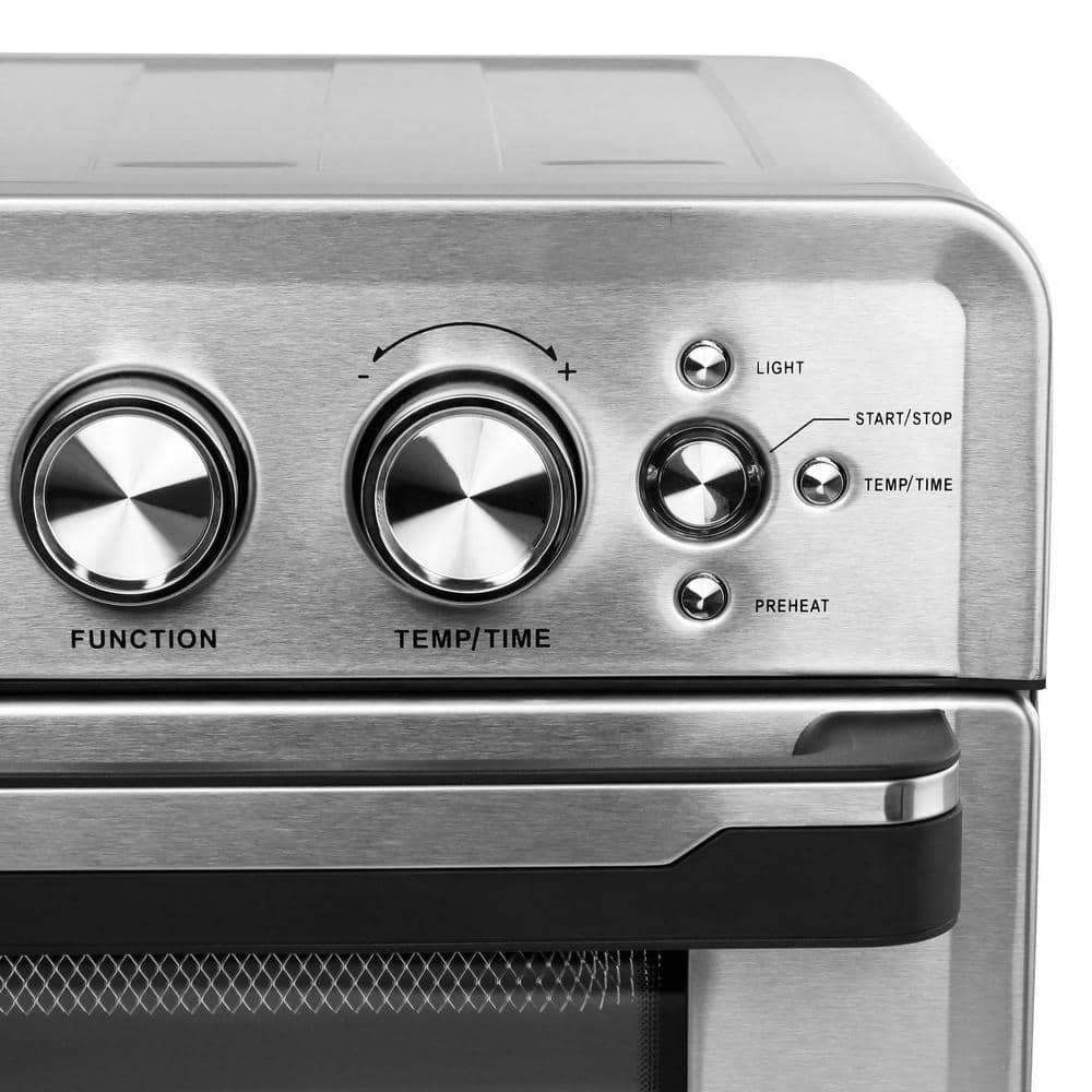 MegaChef Silver Digital Multifunction Air Fryer Toaster Oven
