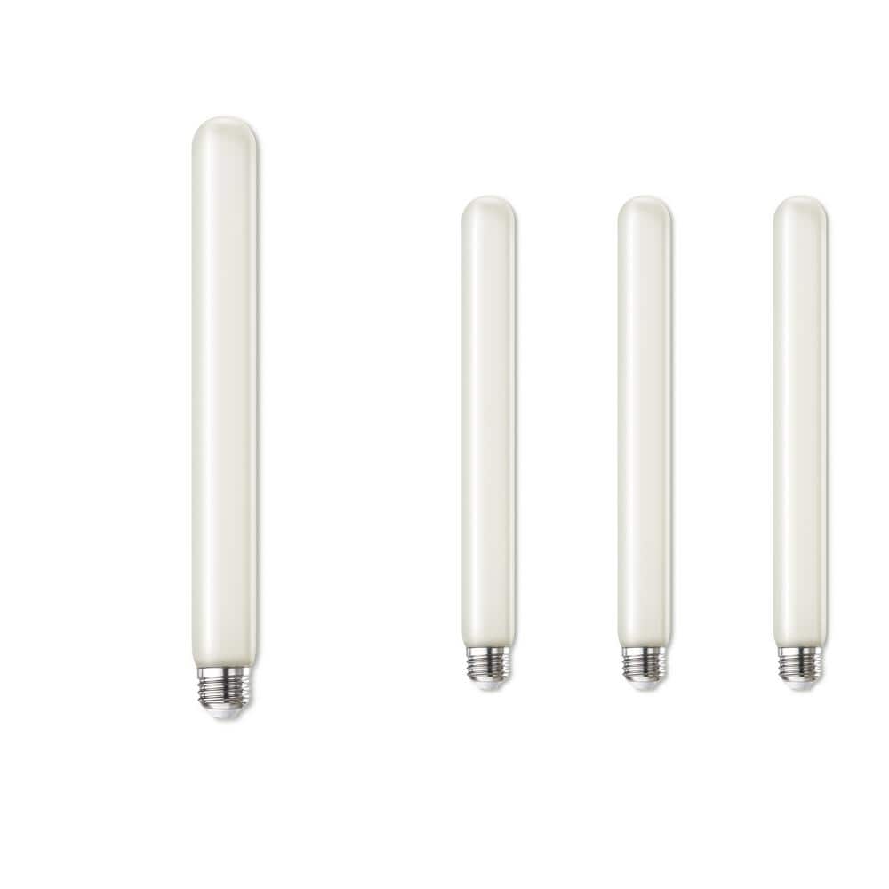 11 in. 40-Watt Equivalent T9 Dimmable Medium Screw LED Light Bulb Warm Whit