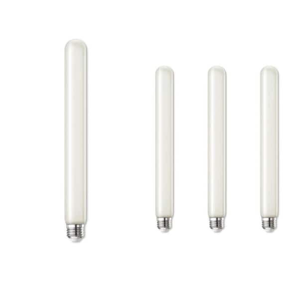 Bulbrite 11 in. 40-Watt Equivalent T9 Dimmable Medium Screw LED Light Bulb Warm White Light 2700K (4-Pack)