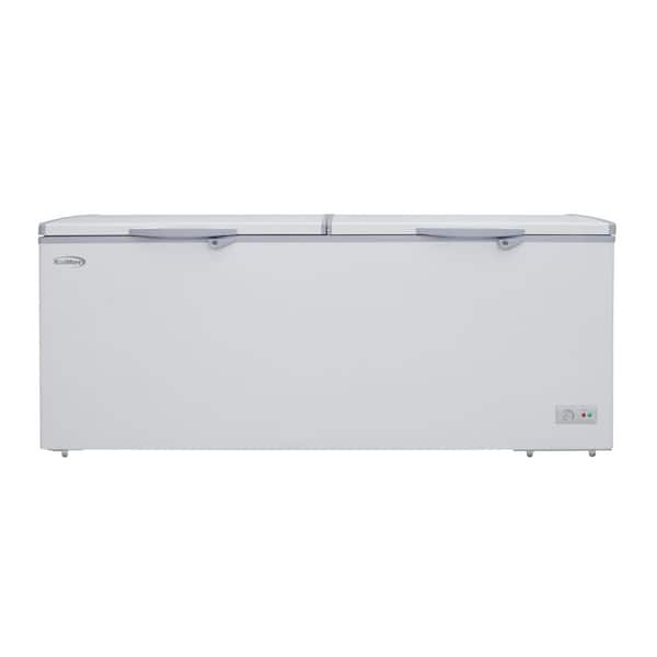 20.4 cu. ft. Manual Defrost Commercial Chest Freezer in White