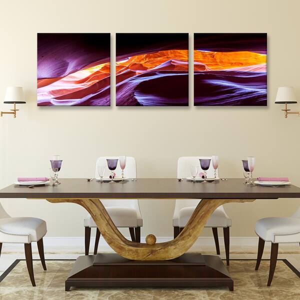 Furinno 20 in. x 60 in. "Scenic Canyon Antelope" Printed Canvas Wall Art