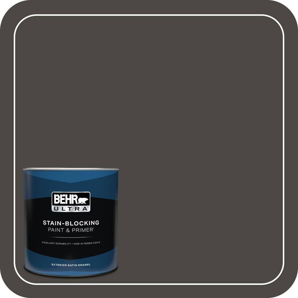 1 qt. #PPU24-01 Black Mocha Satin Enamel Exterior Paint & Primer price history on PriceWatchPro