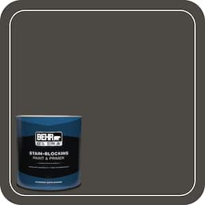1 qt. #PPU24-01 Black Mocha Satin Enamel Exterior Paint & Primer