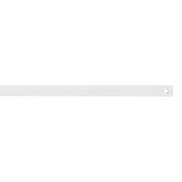 Generation Lighting Maverick Coastal 18 in. Matte White Extension Downrod, 1/2 in. Inside Diameter