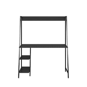 Bushwick 43.8 in. Black Oak Ladder Desk