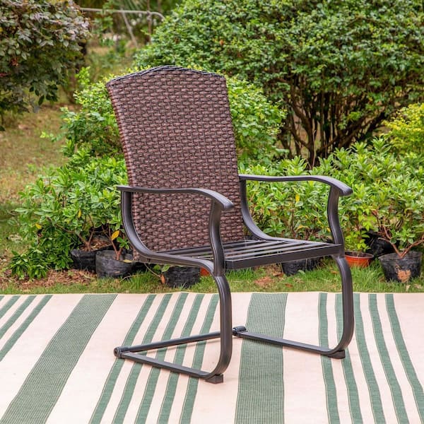 C spring best sale motion patio chair