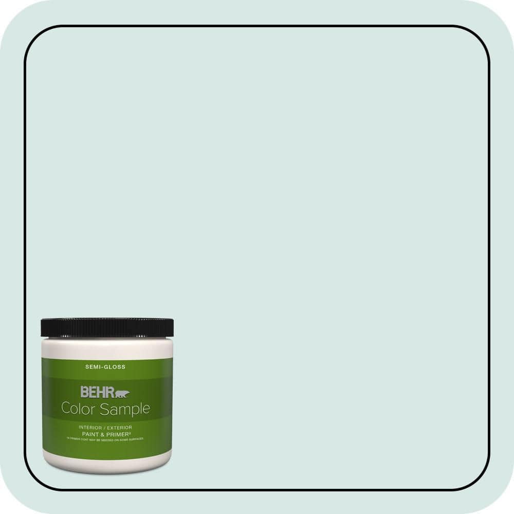8 oz. #500E-2 Aqua Breeze Semi-Gloss Interior/Exterior Paint & Primer Color Sample price history on PriceWatchPro