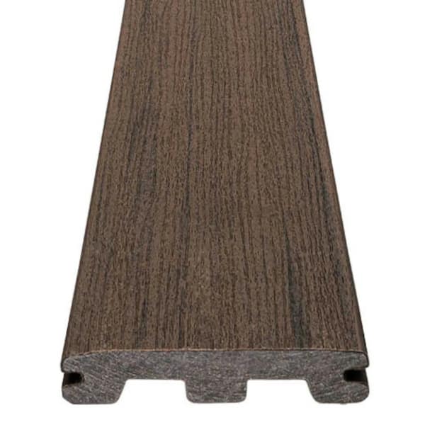 TimberTech Prime+ 1-in x 6-in Grooved Composite Deck Board