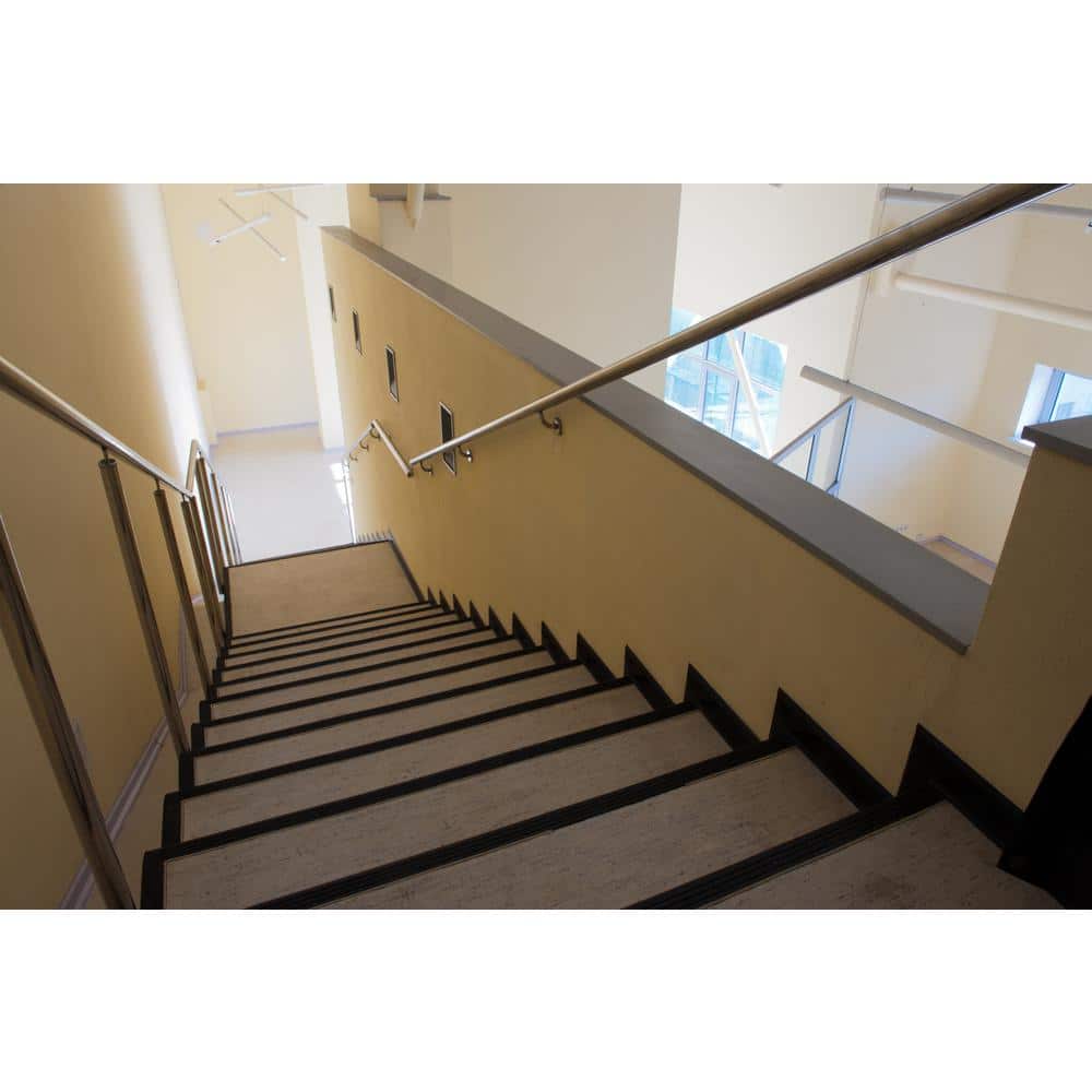Brass Surface Mount Handrail Bracket with Round Rosette