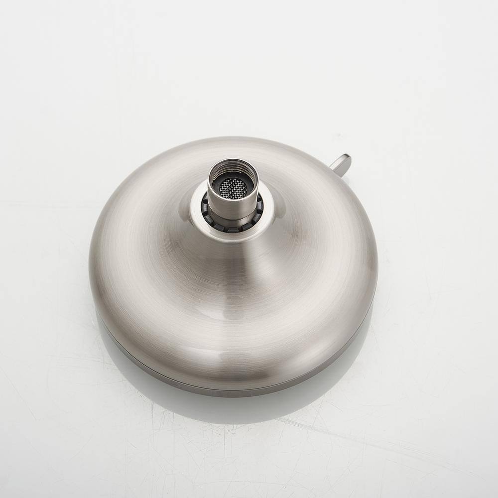 Brushed Nickel Dual Function Handheld Rain Shower Faucet Set