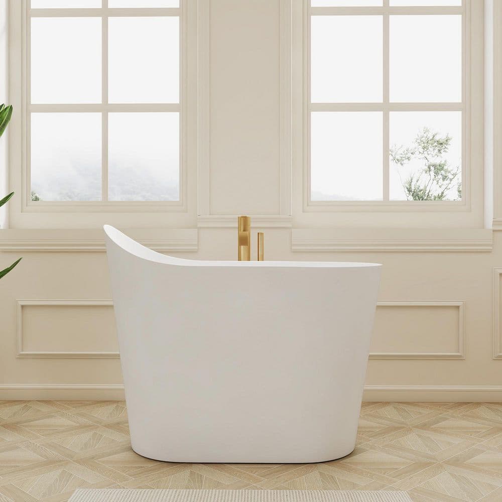 SJ STAR&JANE 43 in. x 23 in. Solid Surface Stone Resin