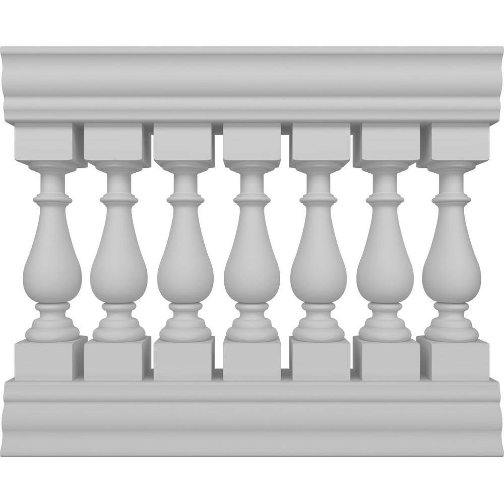 Ekena Millwork Fiberthane Traditional Balustrade 36 In. L X 33 In. H 