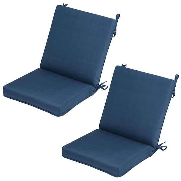 Unbranded Charleston Mid-Back Outdoor Dining Chair Cushion (2-Pack)
