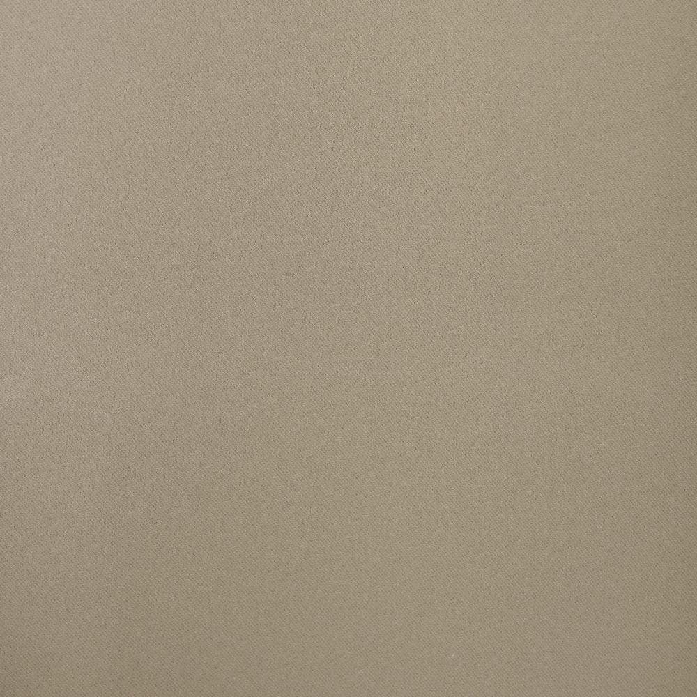 Classic Taupe Ground Length Blackout Polyester Drapes