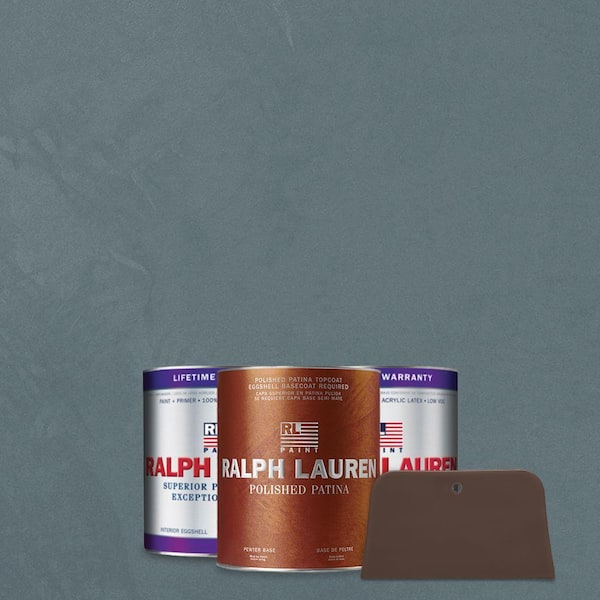 Ralph Lauren 1 qt. Old Sapphires Pewter Polished Patina Interior Specialty Paint Kit