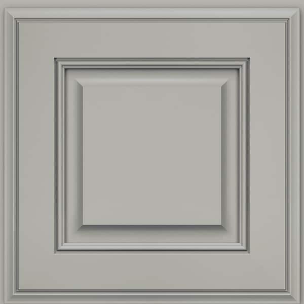 KraftMaid 14-5/8 in. x 14-5/8 in. Cabinet Door Sample in Pebble Grey