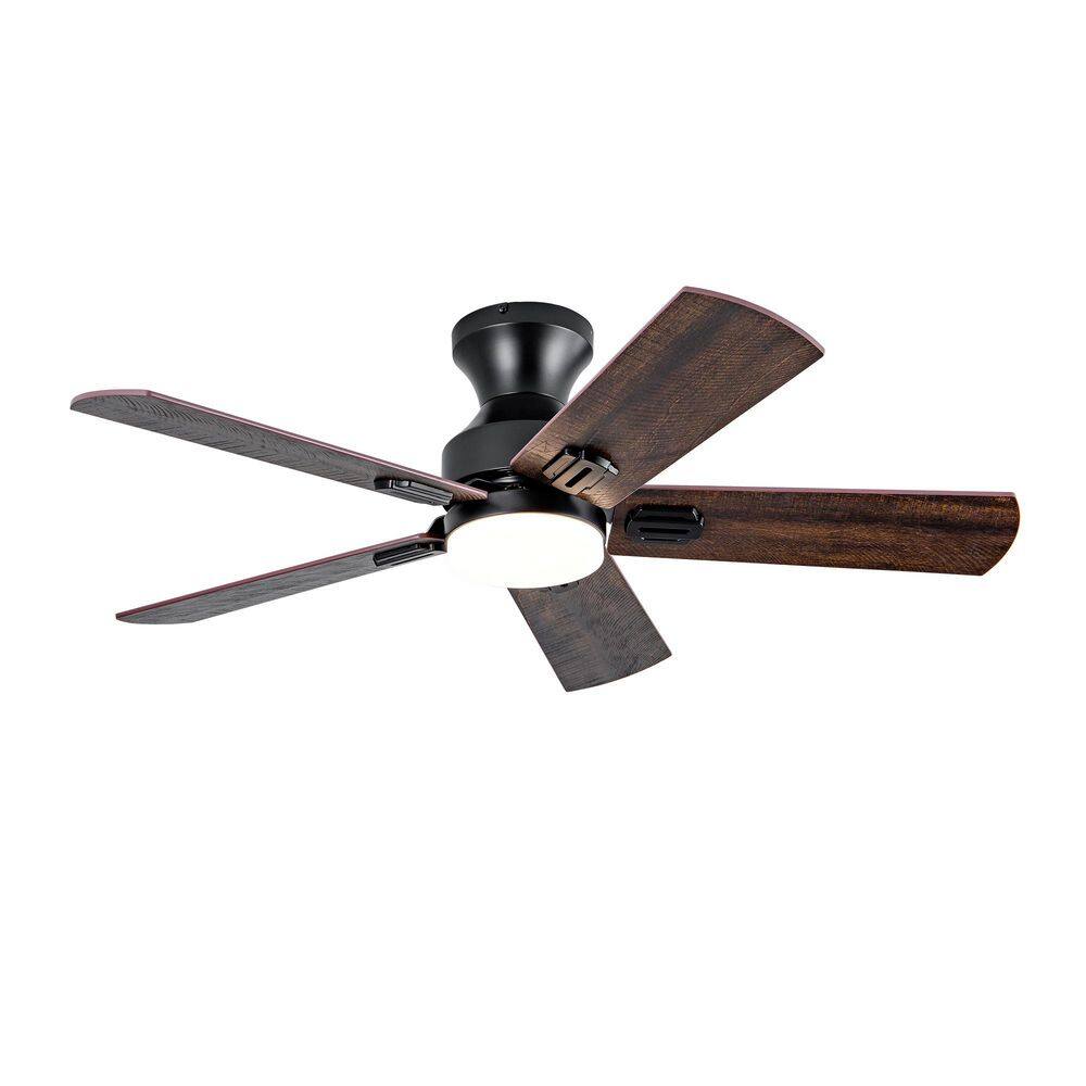 42 in. Indoor Black 5-Plywood Blades Low Profile Standard Ceiling Fan with Light and Remote Control Included price history on PriceWatchPro
