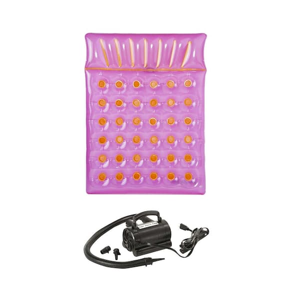 Swimline 2-Person Inflatable Swimming Pool Float with 110-Volt Electric Pump