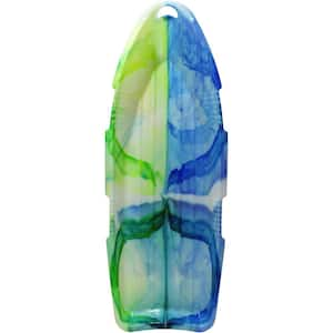 ESP Series 48 in. Day Glow Sno Cruiser 2-Rider Toboggan Sled in Neon Tie Dye