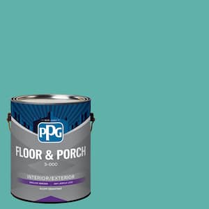 1 gal. PPG1231-5 Artesian Well Satin Interior/Exterior Floor and Porch Paint
