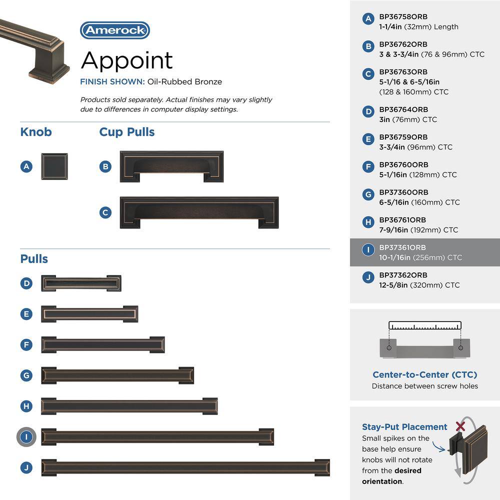 Oil-Rubbed Bronze 10-1/16 Inch Modern Cabinet Bar Pull