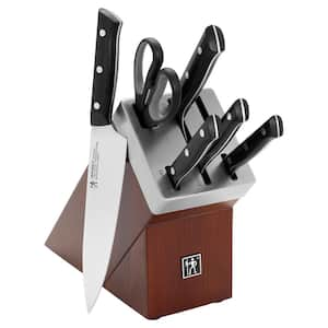 Dynamic Staineless Steel 7-Piece Self-Sharpening Knife Block Set