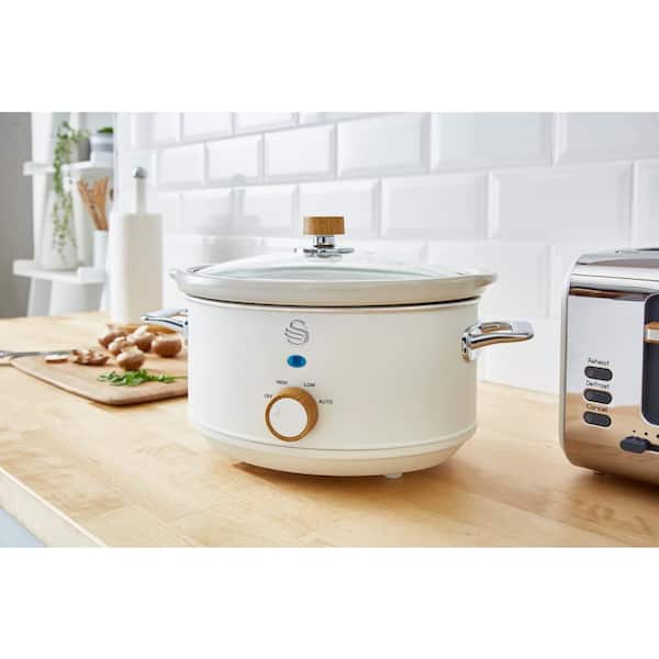 Nordic 3.7 qt. Slow Cooker - White SF17021WHTN - The Home Depot