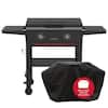 Nexgrill Daytona 2 Burner Propane Gas Griddle in Black with PVC Cover 720-1115C