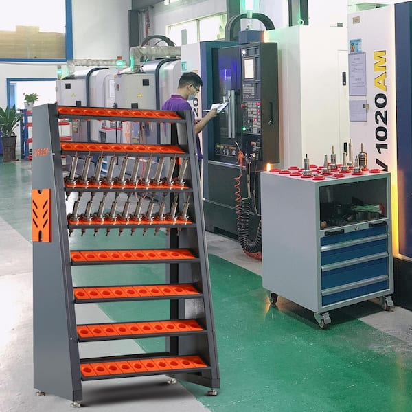 Siavonce CNC Tool Rack Multifunctional CNC Tool Holder Cat40-Tool