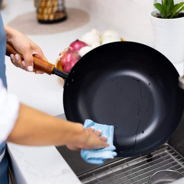 JOYCE CHEN Classic Series 12-Inch Carbon Steel Ceramic Nonstick