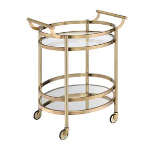 Vintage Brown Black Metal Modern 2-tier Tray Trim Serving Wine Tea Dining Kitchen Cart eHomeProducts Vintage Brown Black Metal Modern 2-tier Tray Trim Serving Wine Tea Dining Kitchen Cart eHomeProducts