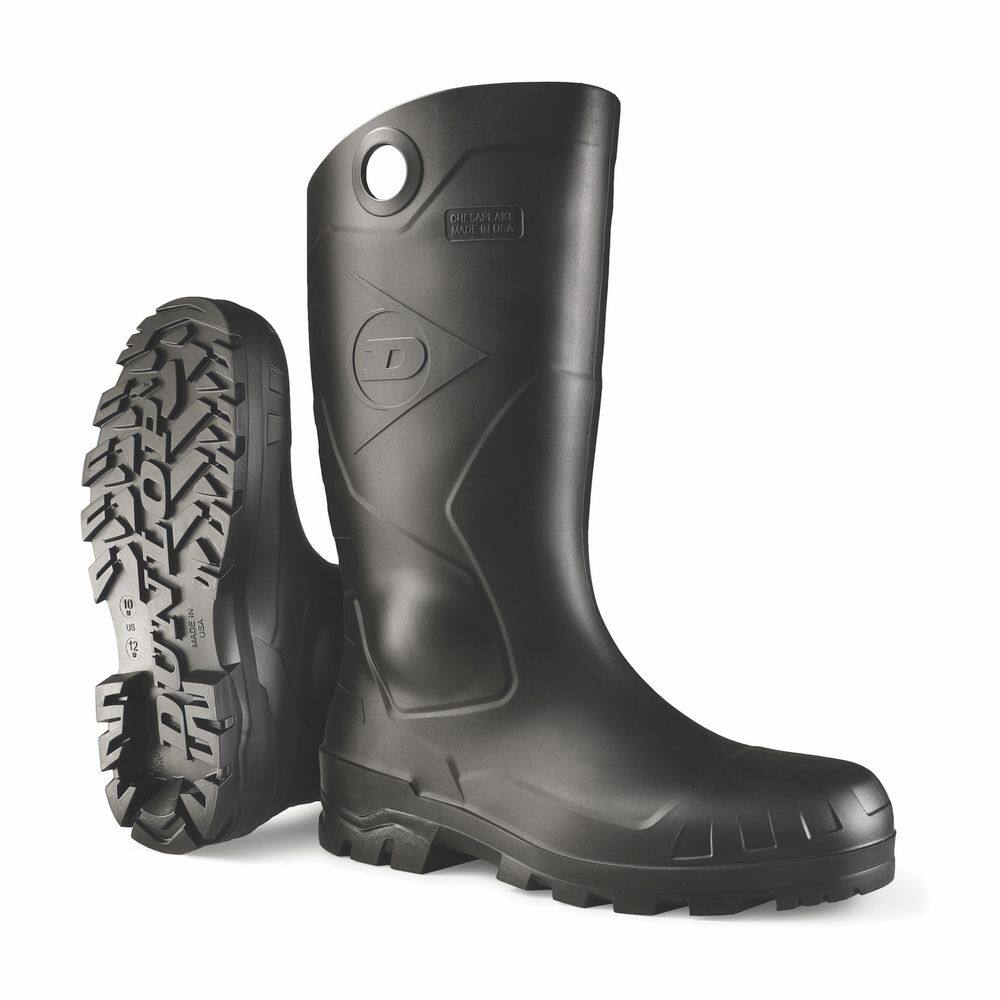 Unisex Chesapeake Plain Toe 14 in. Waterproof PVC Rubber Boots - Black - Size 14 price history on PriceWatchPro
