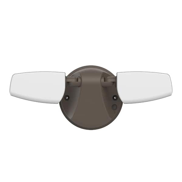 HALO ESF 15-Watt 4000K Bronze Outdoor Integrated LED Dusk to Dawn Flood Light
